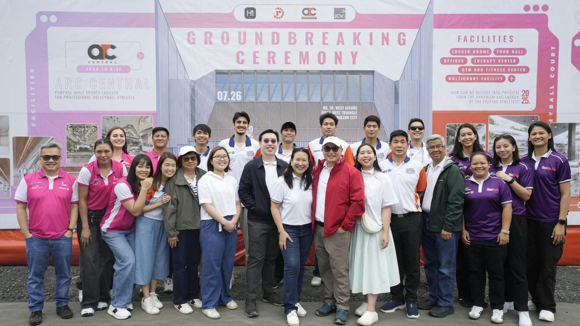 Rebisco breaks ground on state-of-the-art volleyball facility ARC Central